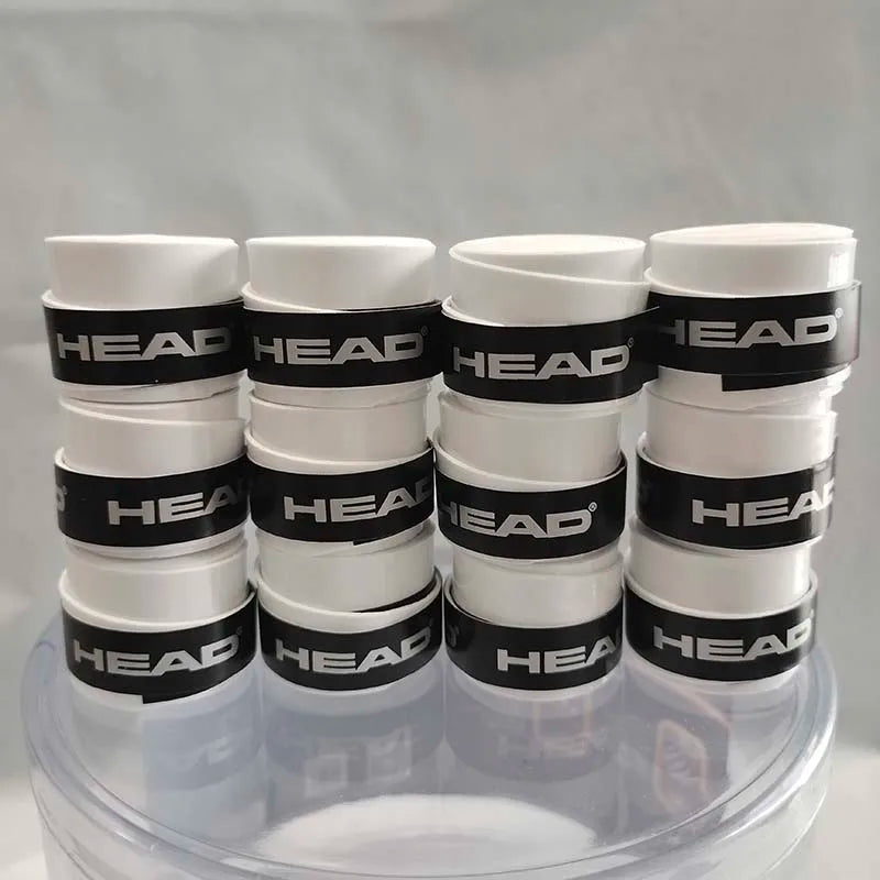 12 Pieces Original HEAD Overgrip Anti Slip Tennis Racket Sweatband Grips Padel Shock Absorption Grip Tape Training Accessories