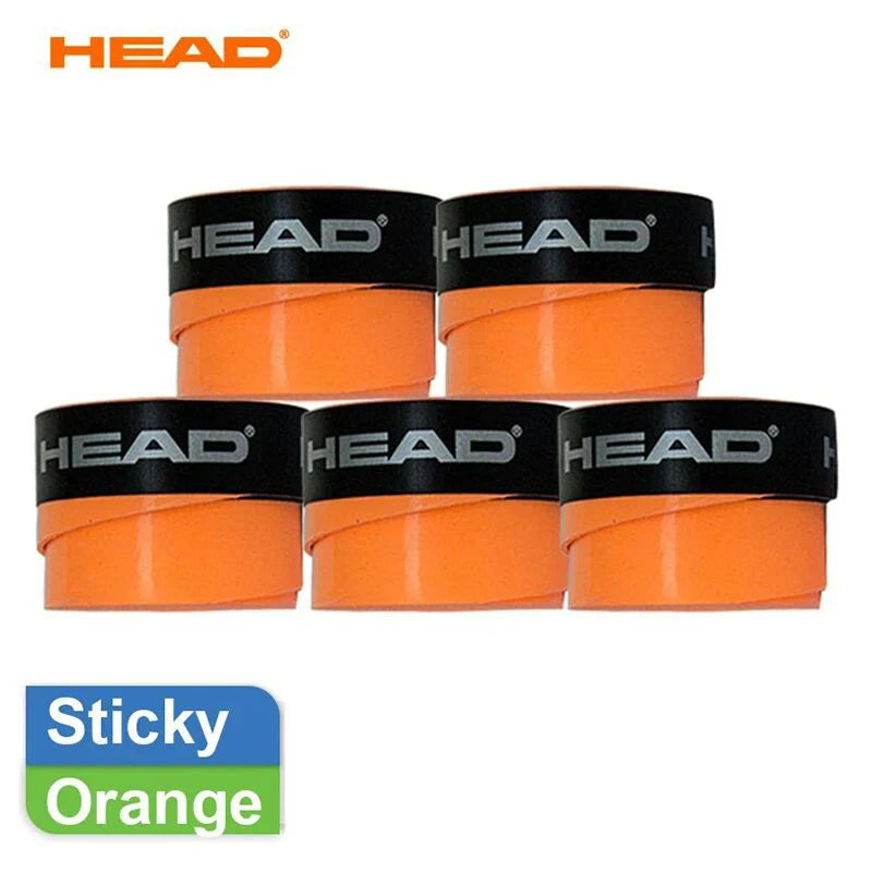 12 Pcs HEAD Original Tennis Overgrip PU Dry Feel Badminton Grips Anti Slip Sweat Absorption Padel Racket Tape Tennis Accessories