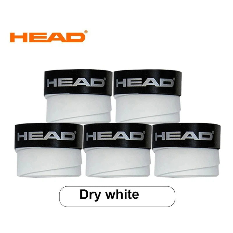 12 Pcs HEAD Original Tennis Overgrip PU Dry Feel Badminton Grips Anti Slip Sweat Absorption Padel Racket Tape Tennis Accessories