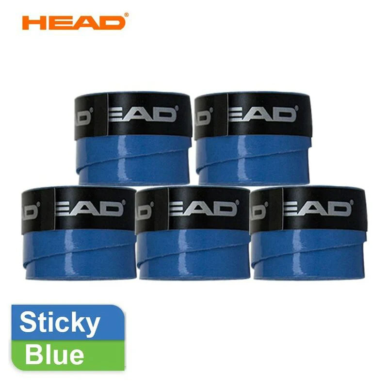 12 Pcs HEAD Original Tennis Overgrip PU Dry Feel Badminton Grips Anti Slip Sweat Absorption Padel Racket Tape Tennis Accessories