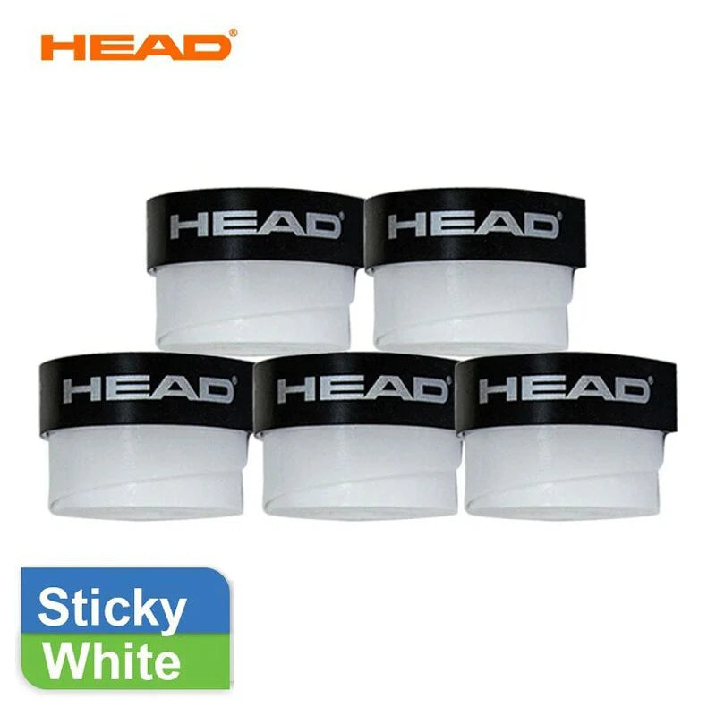 12 Pcs HEAD Original Tennis Overgrip PU Dry Feel Badminton Grips Anti Slip Sweat Absorption Padel Racket Tape Tennis Accessories