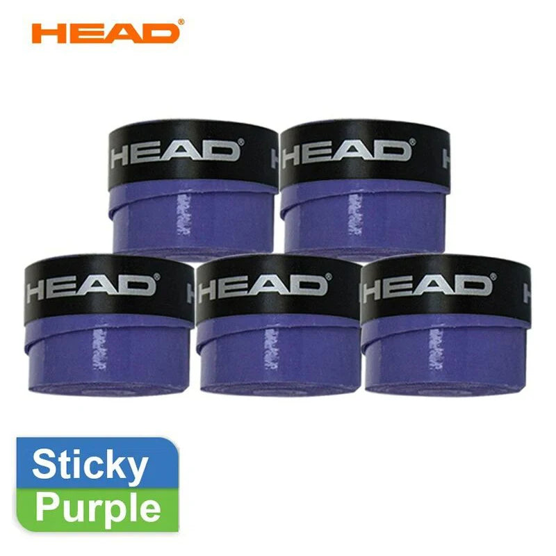 12 Pcs HEAD Original Tennis Overgrip PU Dry Feel Badminton Grips Anti Slip Sweat Absorption Padel Racket Tape Tennis Accessories