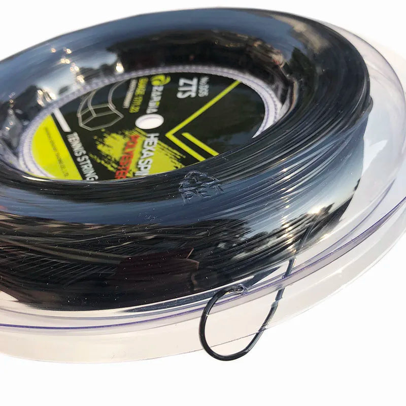 1 Reel 200M Genuine Brand ZARSIA Hexagon tennis String Reel tennis string,made in taiwan,Hex spin polyester strings