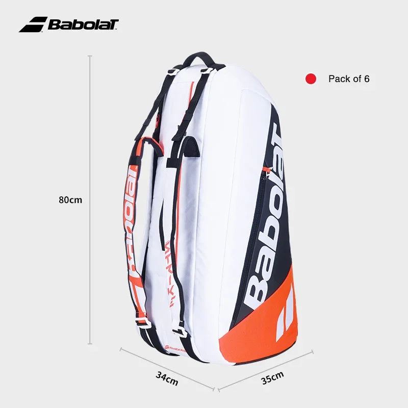 Babolat 2024 PURE STRIKE Series RH6 Professional Tennis Bag Rackets Padel Bag Badminton Tennis Racket Bag Backpack