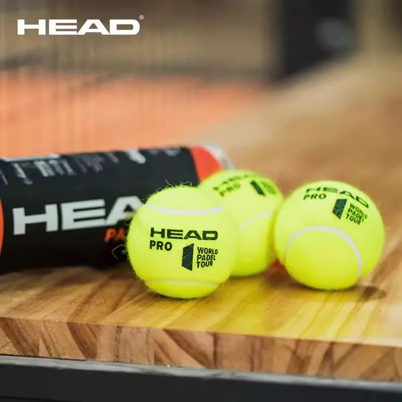 HEAD Professional Tournament Balls Lightweight  Durable Tennis Balls for Beginners Gold Balls Plate Padel Tennis Balls