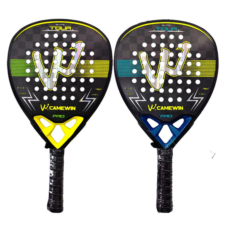 Camewin Carbon 18k Padel Racket Professional Tennis Racket 18k Carbon Fiber Paddle Shovel Mens Woman Fashion Beach Tennis Bag