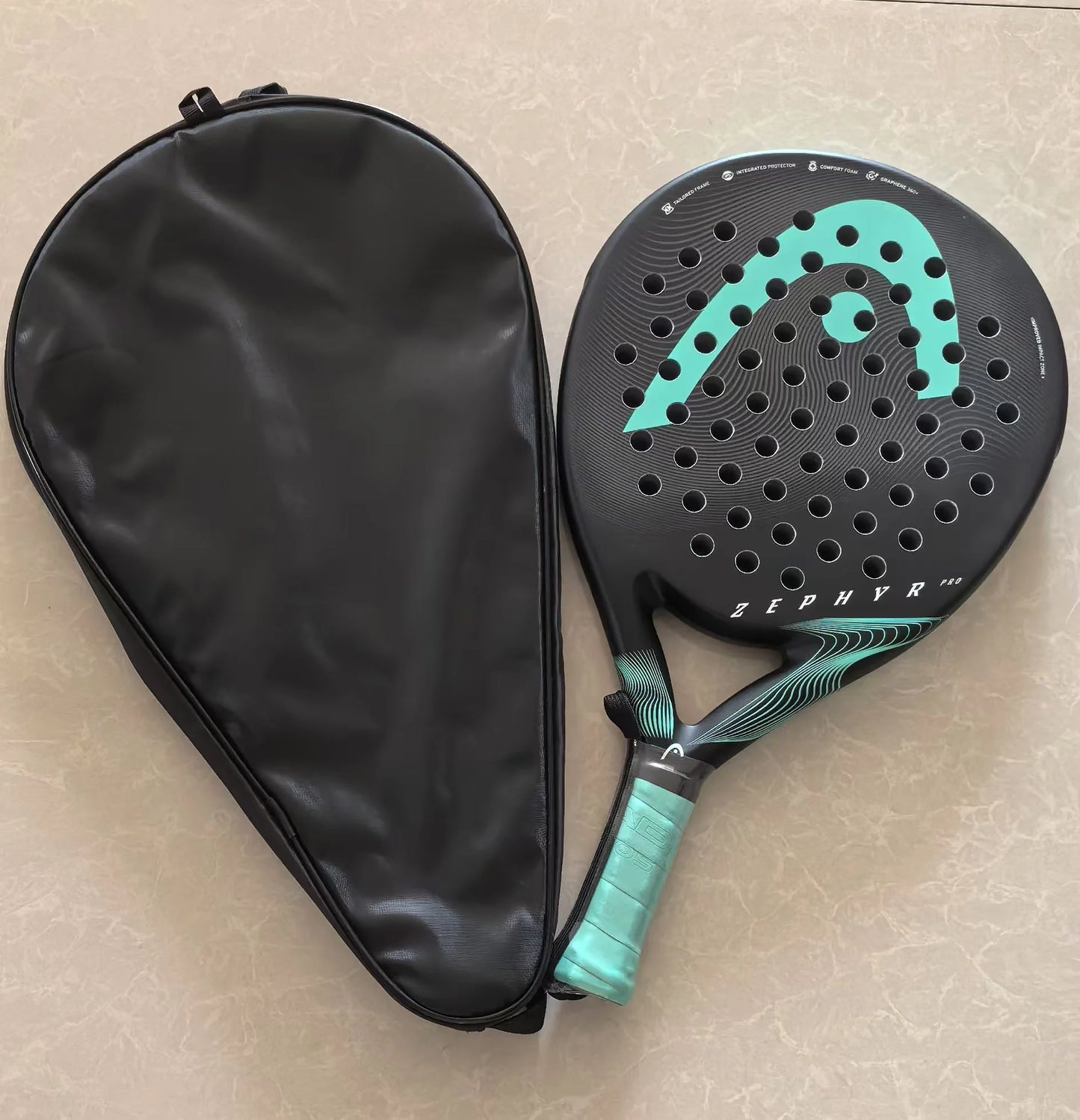 HEAD Tennis Racket HEAD PADEL Cage Plate Tennis Racket ZEPHYR Series All Carbon