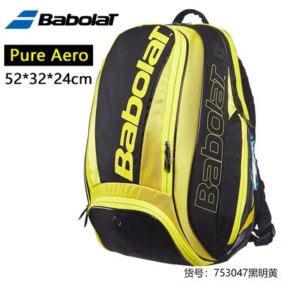 Original BABOLAT Tennis Bag Backpack 2 Tennis Rackets Bag Wimbledon Badminton Padel Racket Squash Racquet Backpack Tenis Raqueta