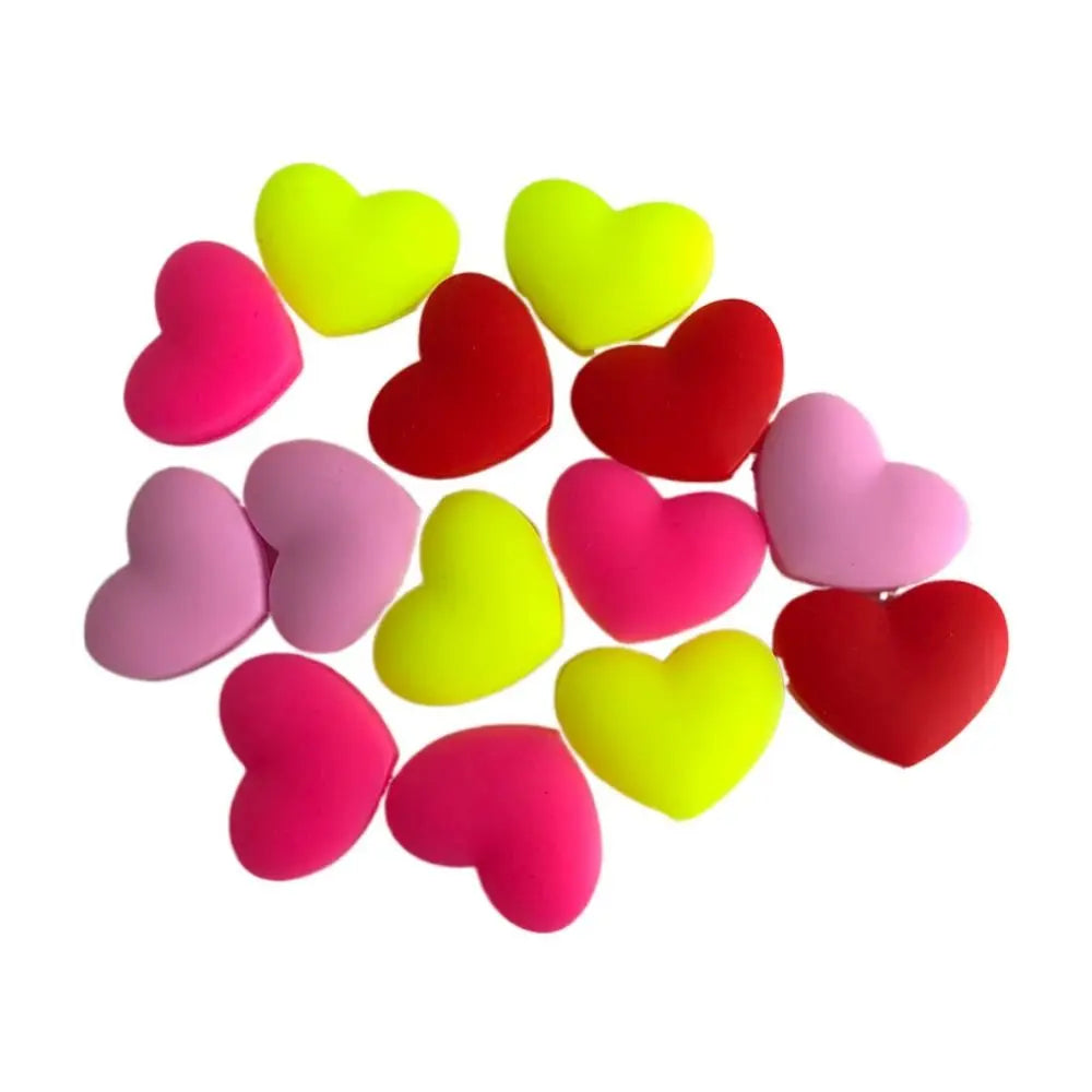 Anti-vibration Tennis Racquet Dampener Shockproof Heart Shaped Tennis Racket Vibration Silicone Durable