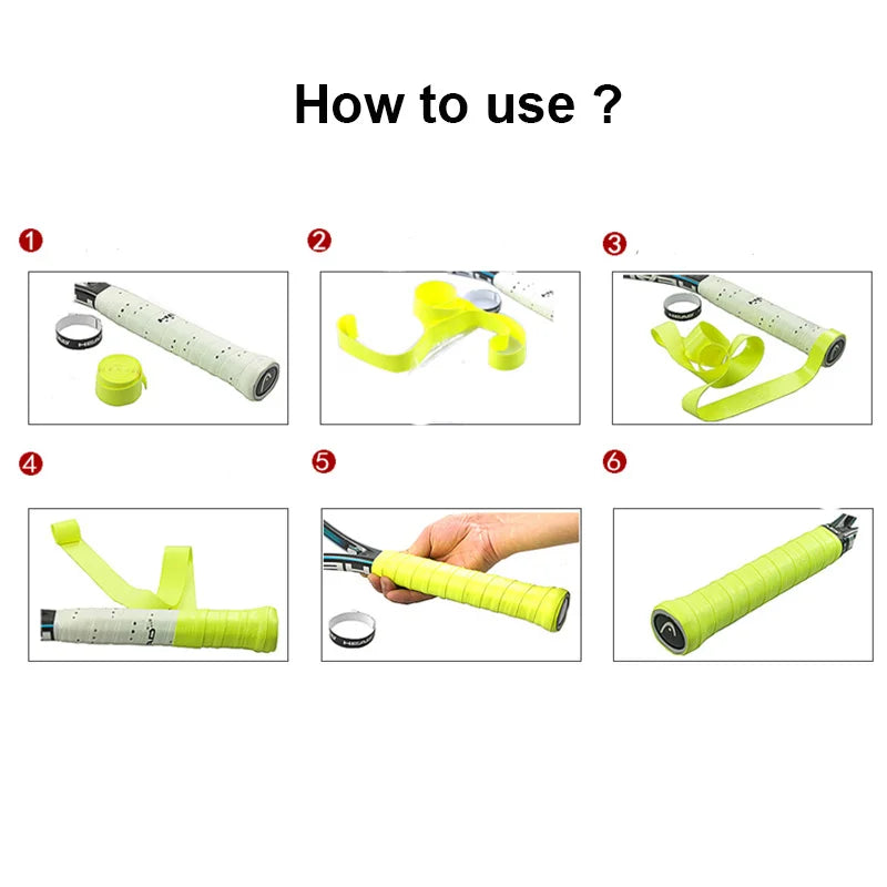 Original Head Overgrip Anti Slip Tennis Racket Grips Padel Accessory Shock Tennis Badminton Squash Training Sweatband