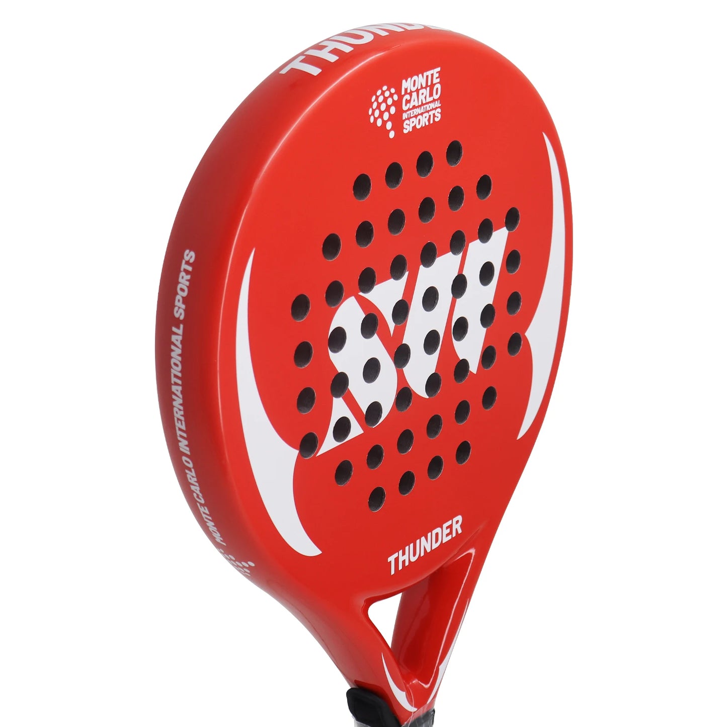 Padel Racket 3K/18K Carbon Fiber EVA Soft Training Rubber Padel Raqueta with Cover Round Shape High Balance