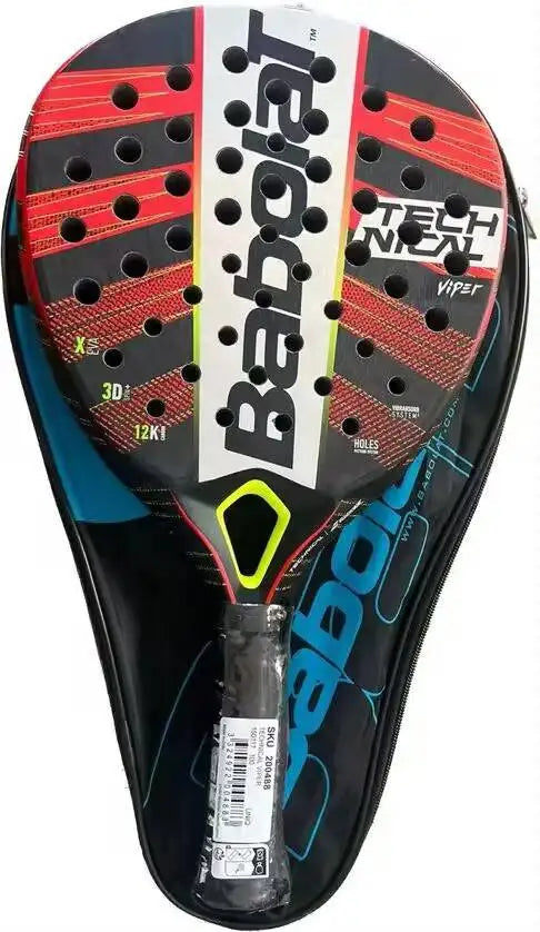 Babolat Beach Tennis Rackets 3K 12K 16K Full Carbon Fiber Cage Beach Rackets with Padel Racket Bag For Men Women Adult