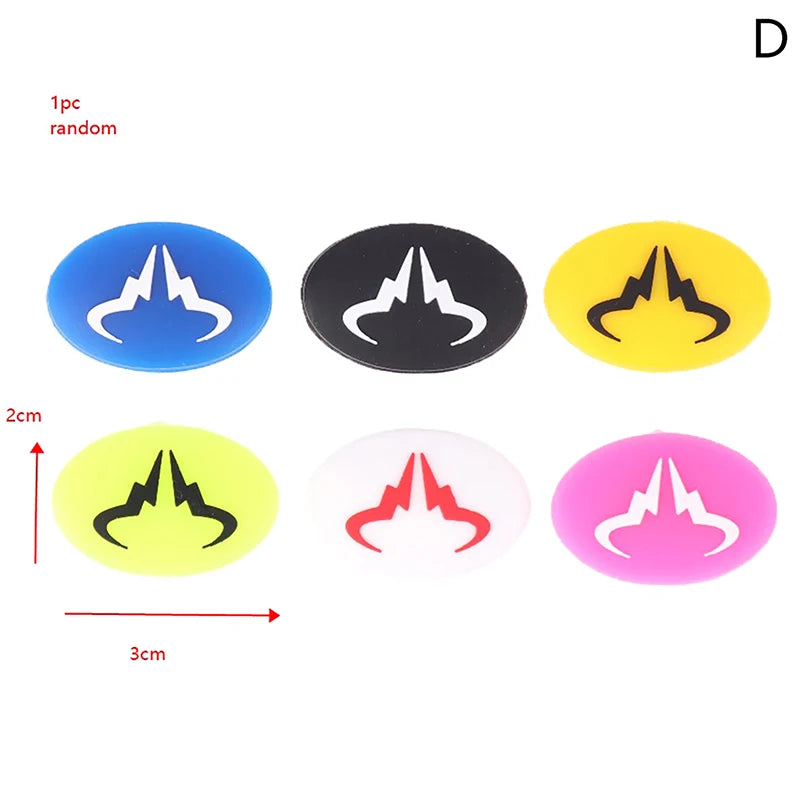 Tennis Racket Vibration Dampeners Silicone Anti-Vibration Tennis Shockproof Absorber Smile Face Shock Pad Accessories Random