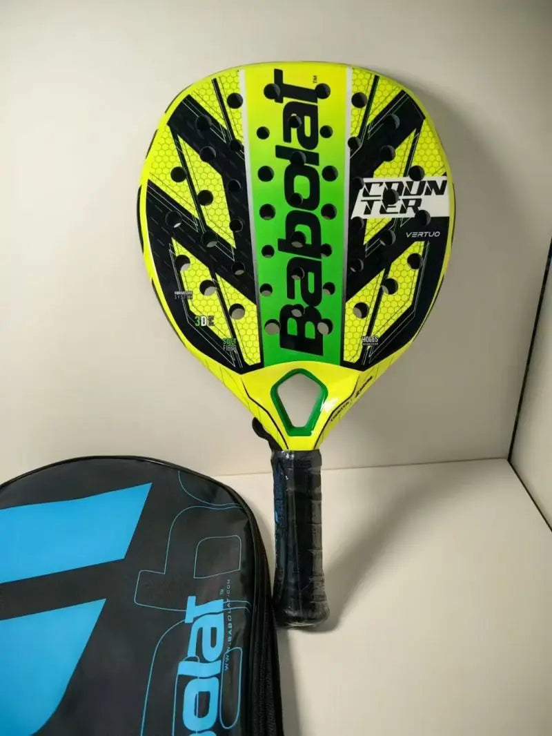 Babolat Beach Tennis Rackets 3K 12K 16K Full Carbon Fiber Cage Beach Rackets with Padel Racket Bag For Men Women Adult