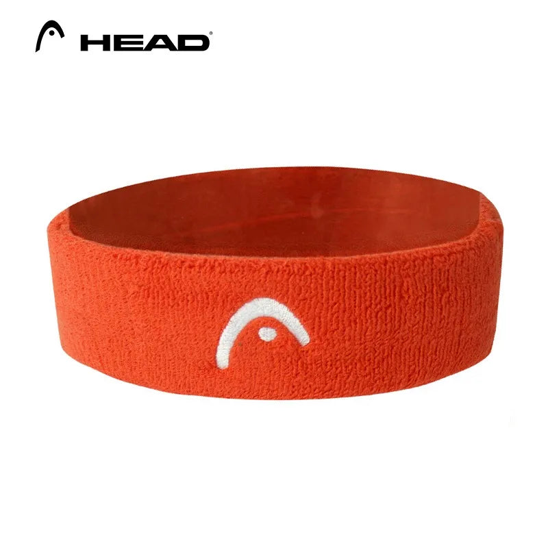 HEAD Exercise Headband Fitness Sweat Absorption Belt Badminton Yoga Basketball Running Headband Tennis Scarf