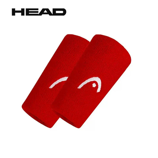 HEAD Tennis Badminton Wristband Embroidery Sport Wristband Cotton Comfortable Absorb Sweat Wiping Non Slip Wristband