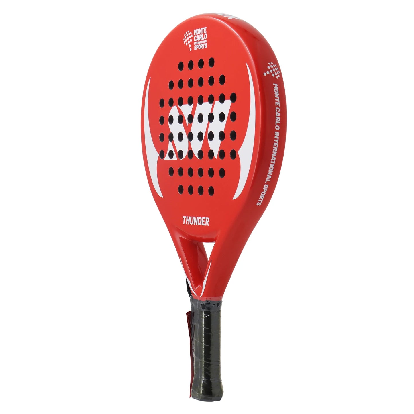 Padel Racket 3K/18K Carbon Fiber EVA Soft Teach Rubber Padel Raqueta for Advanced Paddle Racket with Cover Round Shape High bal