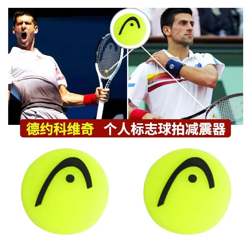 2Pcs HEAD Tennis Racket Shock Absorber Vibration Dampeners Anti-vibration Silicone Sports Accessories Durable Tennis Accessory