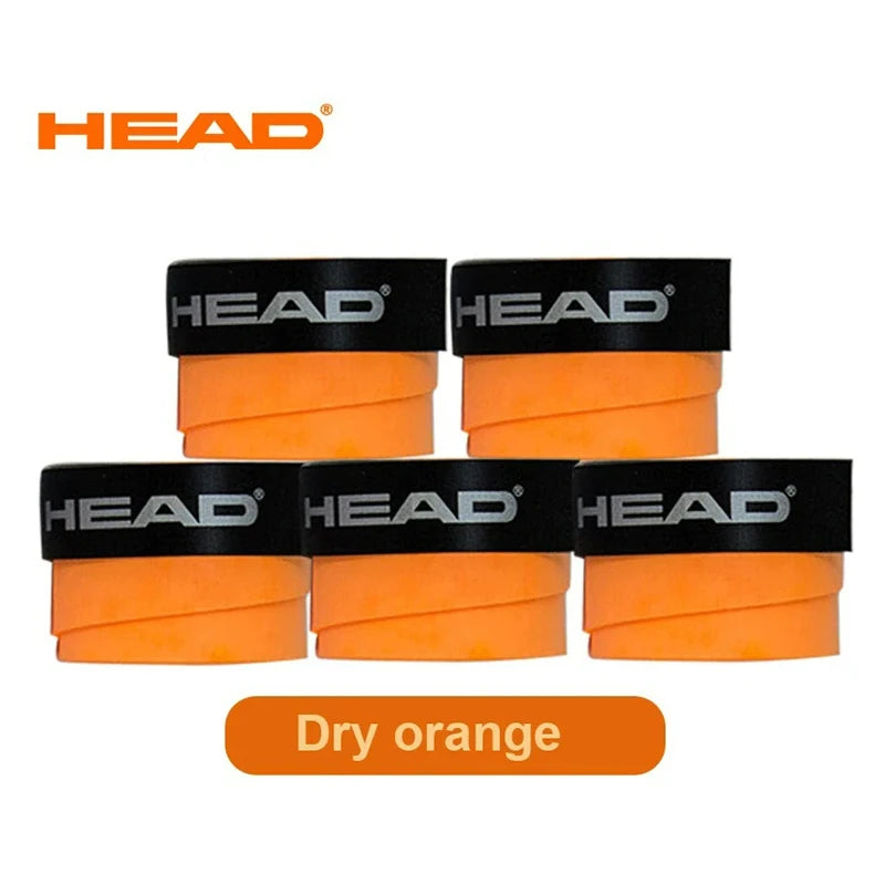 60 Pieces Original HEAD Overgrip Anti Slip Tennis Racket Sweatband Grips Padel Shock Absorption Grip Tape Training Accessories