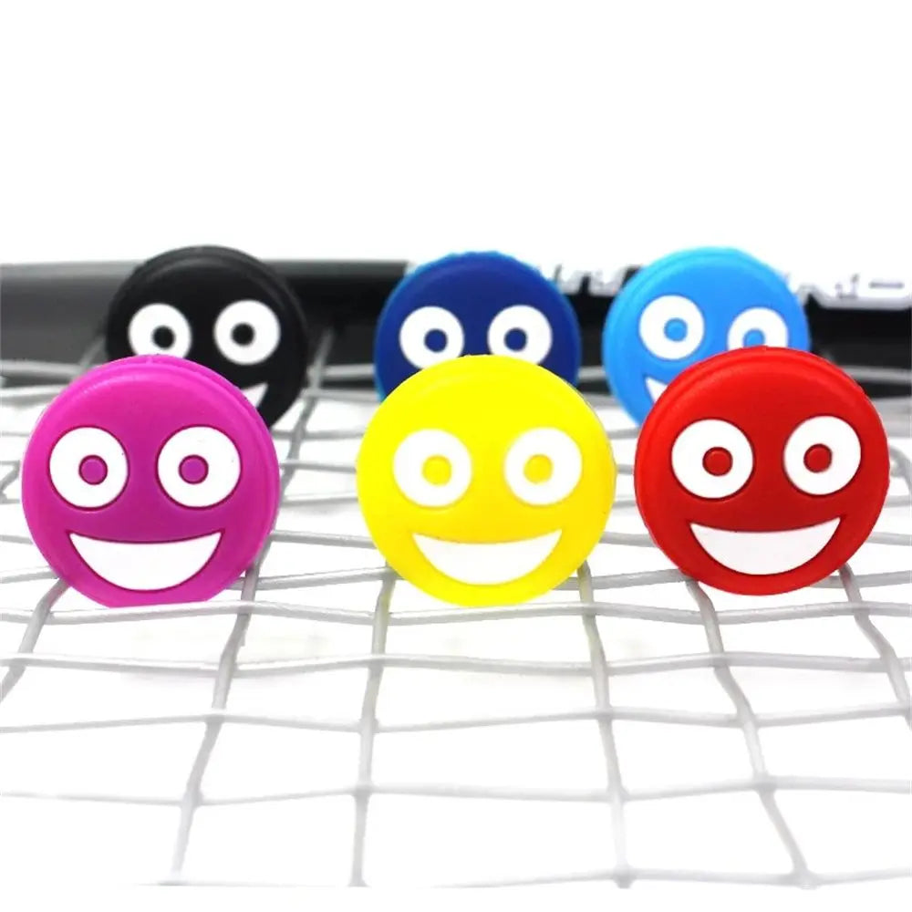 2Pcs Double-faced Tennis Racket Vibration Absorber Silicone Squash Tennis Racquet Vibration Dampeners