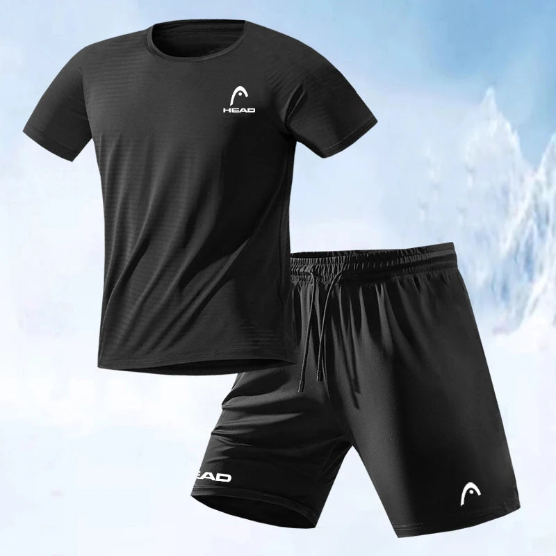 New Men's And Women's Tennis Clothing Sports Suit Quick-drying Shorts Short-sleeved Shirt Table Tennis Badminton Clothing 2024