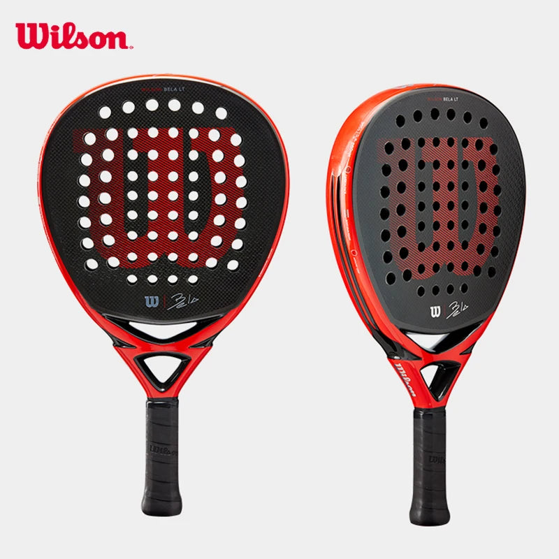 Original Wilson Padel Tennis Rackets Carbon Fibre Surface Diamond Shape with Eva Memory Flex Foam Core Padel Tennis Racquets