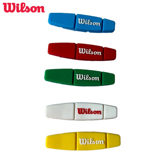 Wilson 2Pcs Long Shape Tennis Racket Vibration Dampeners Silicone Anti-vibration Tennis Racquet Shock Absorber