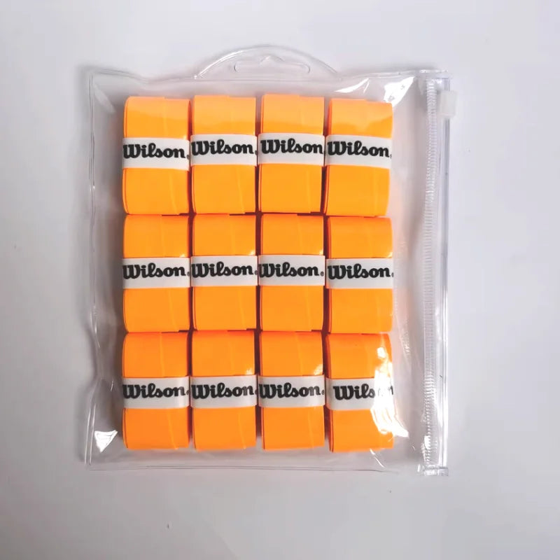 24/12 Pcs WILSON Original Overgrip High Quality Hand Glue Non-Slip Belt Padel Beach Tennis Pickleball Racket Grip Accessories