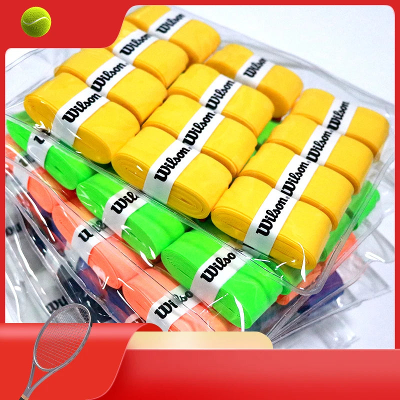 15/30/30/90/180/240 Pcs Wilson Hand Glue Non-slip Belt Tennis Racket Grip Tape Anti-slip Band Fishing Pole Sweatband Pu Handle