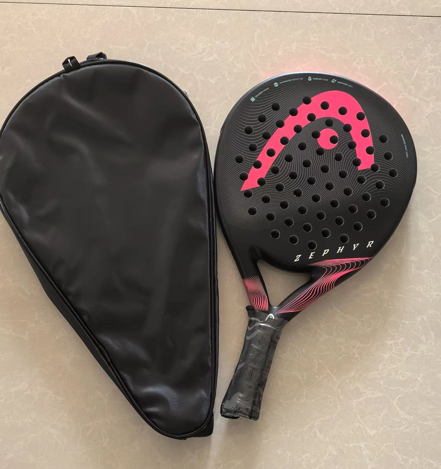 HEAD Tennis Racket HEAD PADEL Cage Plate Tennis Racket ZEPHYR Series All Carbon