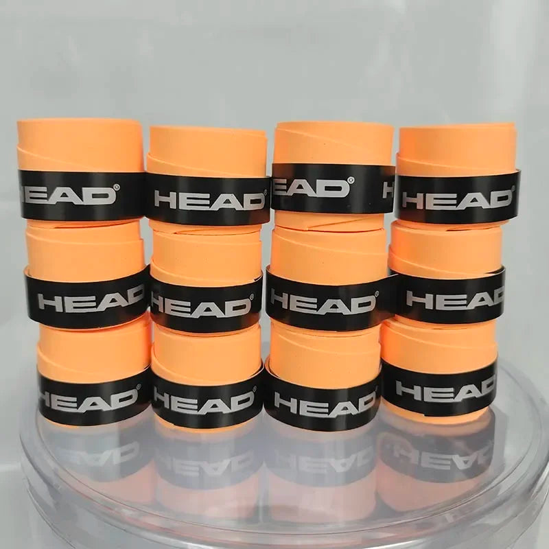 12 Pieces Original HEAD Overgrip Anti Slip Tennis Racket Sweatband Grips Padel Shock Absorption Grip Tape Training Accessories