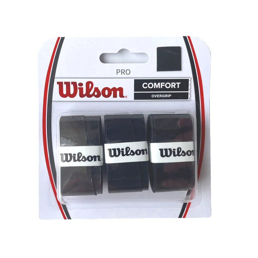 Wilson Tennis Overgrip Padel Racket Single Tennis Grip Tape Anti Slip Training Replacement Sweatband Badminton Accessories