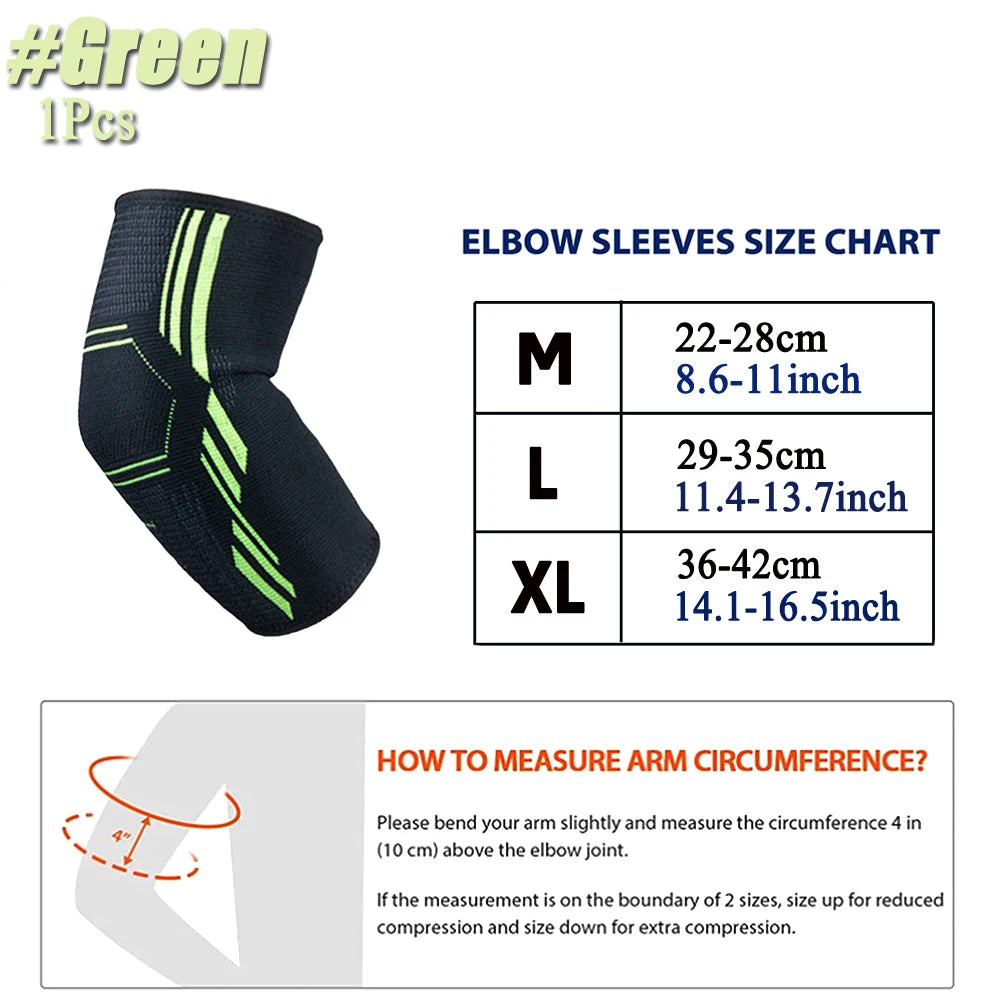 Elbow Support Elastic Gym Sport Elbow Protective Pad Absorb Sweat Sport Basketball Volleyball Tennis Arm Sleeve Elbow Brace