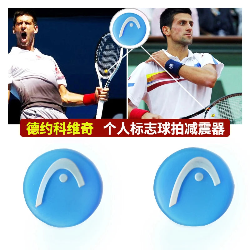 2Pcs HEAD Tennis Racket Shock Absorber Vibration Dampeners Anti-vibration Silicone Sports Accessories Durable Tennis Accessory