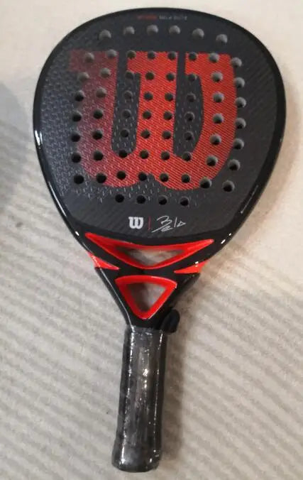 Original Wilson Padel Tennis Rackets Carbon Fibre Surface Diamond Shape with Eva Memory Flex Foam Core Padel Tennis Racquets