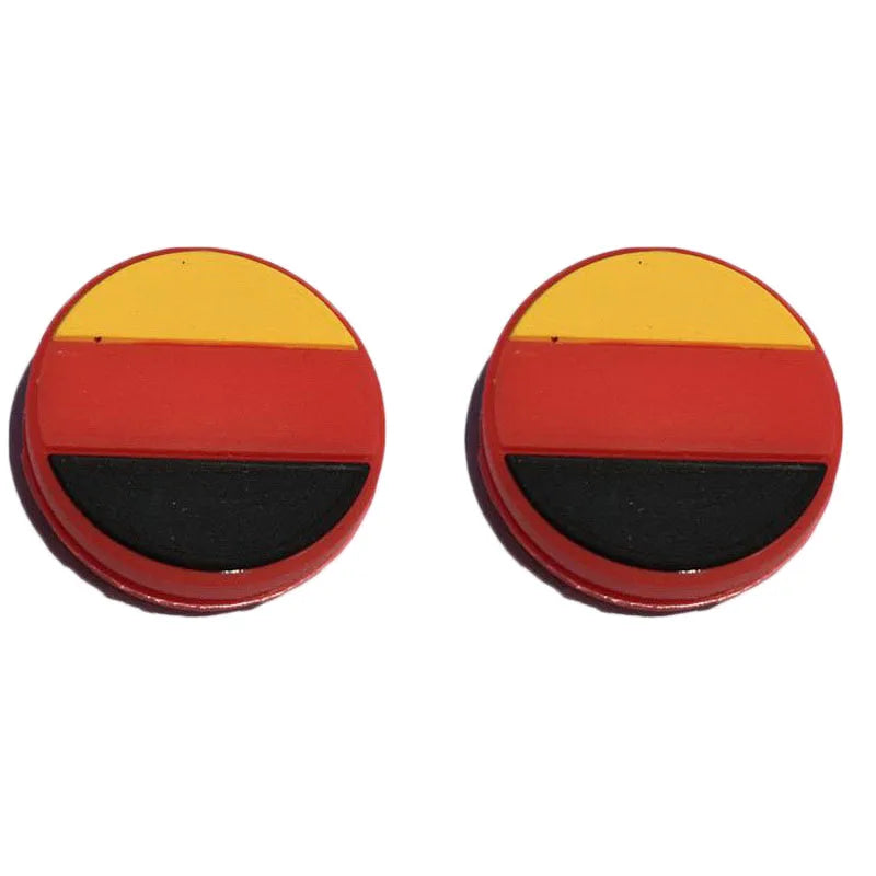 2Pcs Country Flag Shape Tennis Vibration Dampeners Silicone Tennis Dampeners Racket Anti Vibration Damper Tennis Accessories