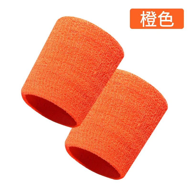 2 Pcs Towel Sports Wristbands Tennis Sweat Bands Wrist Guard For Basketball Volleyball padel Fitness Sweatbands Wrist Wrap Cuff