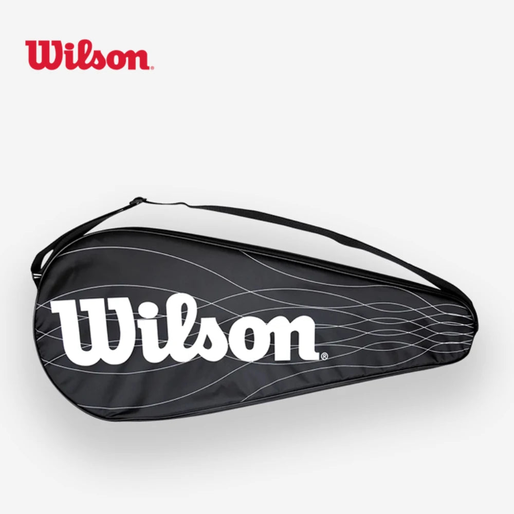 WILSON Tennis Bag Tennis Racket bag Cover Single Shoulder Sports Bag Daily Lightweight Tennis Bag Portable Court Racket bag