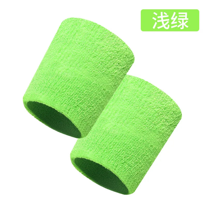 2 Pcs Towel Sports Wristbands Tennis Sweat Bands Wrist Guard For Basketball Volleyball padel Fitness Sweatbands Wrist Wrap Cuff