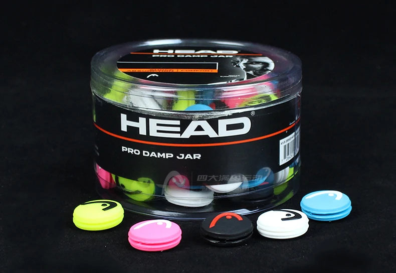 60pcs/lot Circular Tennis Racket Shock Absorber Vibration Dampeners Silicone Durable PRO DAMP JAR Tennis Accessories