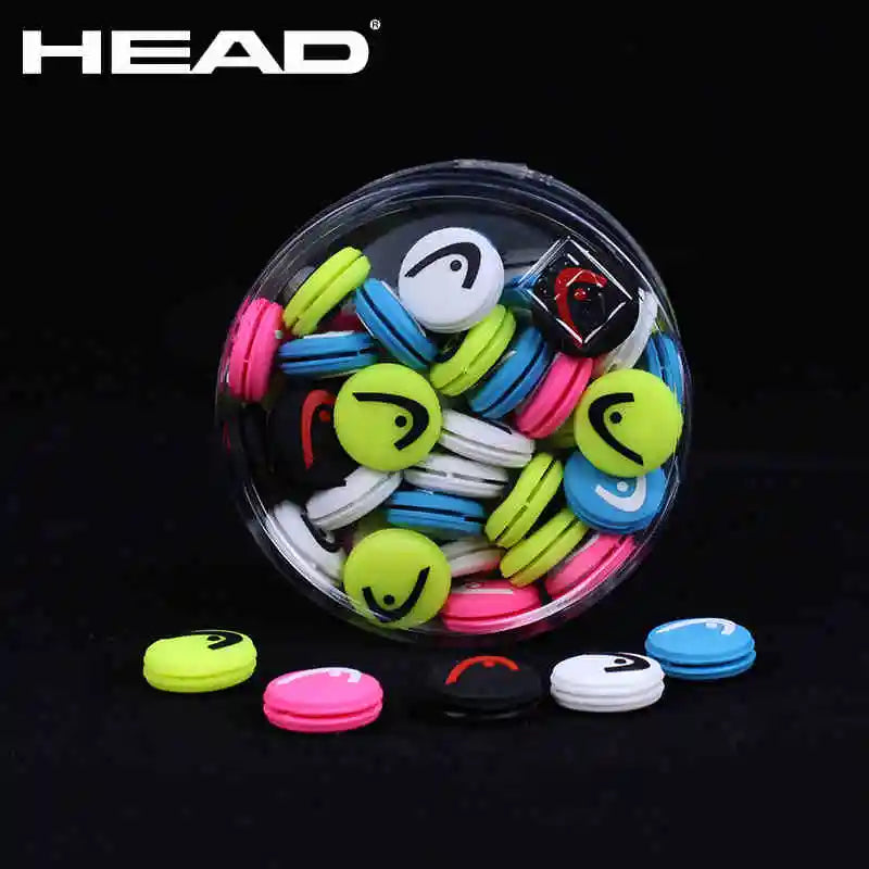 60pcs/lot Circular Tennis Racket Shock Absorber Vibration Dampeners Silicone Durable PRO DAMP JAR Tennis Accessories