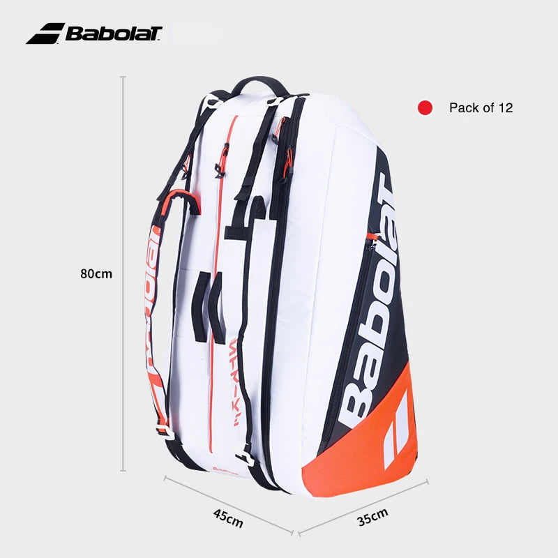 Babolat 2024 PURE STRIKE Series RH6 Professional Tennis Bag Rackets Padel Bag Badminton Tennis Racket Bag Backpack