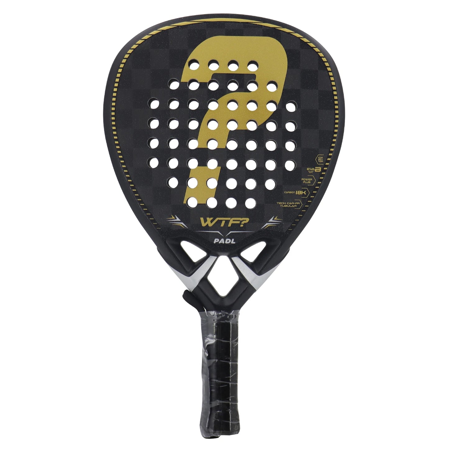 Padel Racket P90 3K Carbon Fiber Surface with EVA Memory Flex Foam Core Padel Tennis Racquets Lightweight High balance