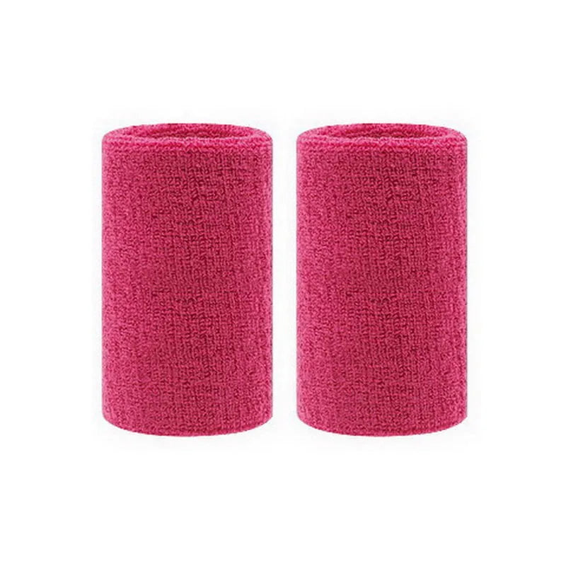 2 Pcs Towel Sports Wristbands Tennis Sweat Bands Wrist Guard For Basketball Volleyball padel Fitness Sweatbands Wrist Wrap Cuff