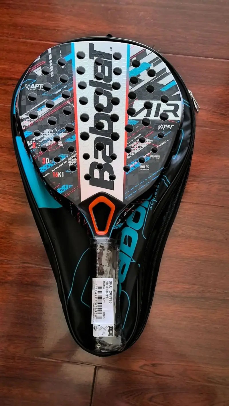 Babolat Beach Tennis Rackets 3K 12K 16K Full Carbon Fiber Cage Beach Rackets with Padel Racket Bag For Men Women Adult