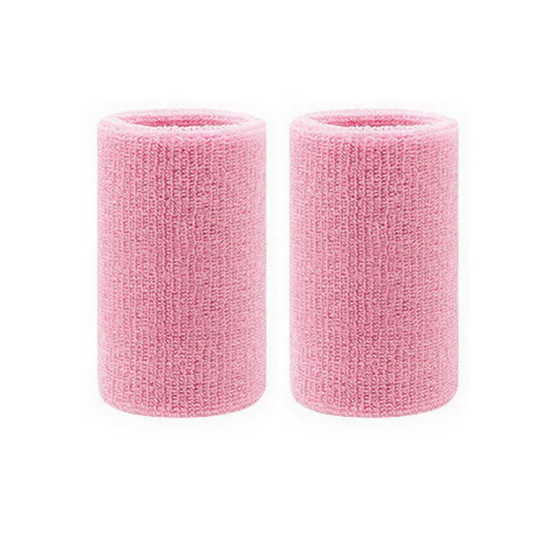 2 Pcs Towel Sports Wristbands Tennis Sweat Bands Wrist Guard For Basketball Volleyball padel Fitness Sweatbands Wrist Wrap Cuff