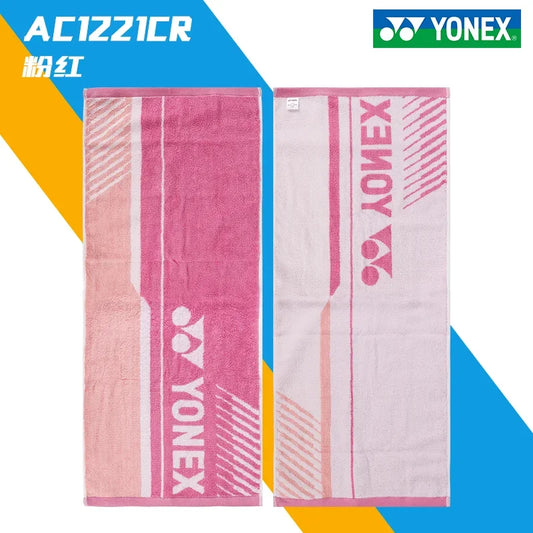 YONEX Badminton Tennis YY Towel AC1221CR Soft Cotton Sweat-absorbent Breathable Yoga Basketball Running Sports Towel