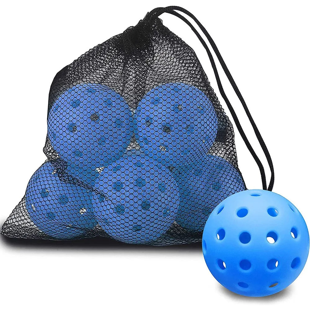 6 Pack Pickleball Balls for Outdoor Indoor Sports Pickle Ball Set Hard Bounce Pelota Padel Raquete Beach Tennis Pala Padel