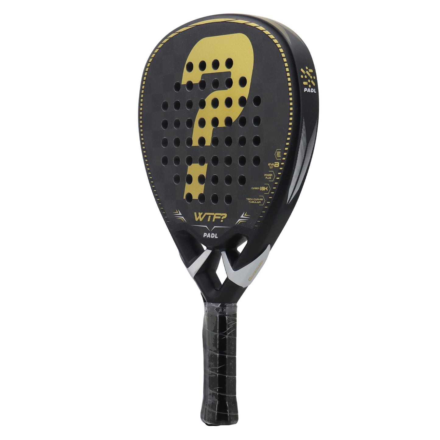 Padel Racket P90 3K Carbon Fiber Surface with EVA Memory Flex Foam Core Padel Tennis Racquets Lightweight High balance