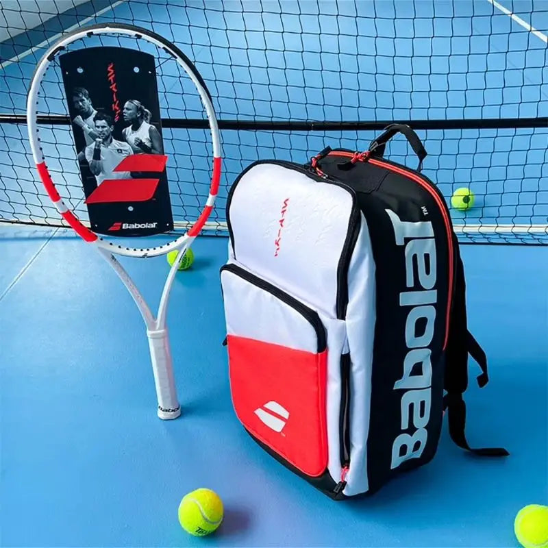 Original Babolat PURE STRIKE 4th Gen Tennis Backpack Large Capacity Tennis Padel Racquet Sport Bags Holds Up To 3 Racket